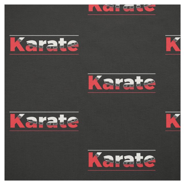 Tela Karate Martial Arts Red (Retal)