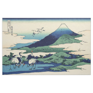 Tela Katsushika Hokusai - Umegawa en la provincia de Sa