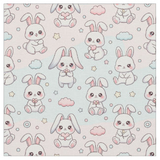 Tela Kawaii Bunny Happy Rabbit