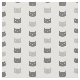 Tela Kawaii Cats Pattered Fabric