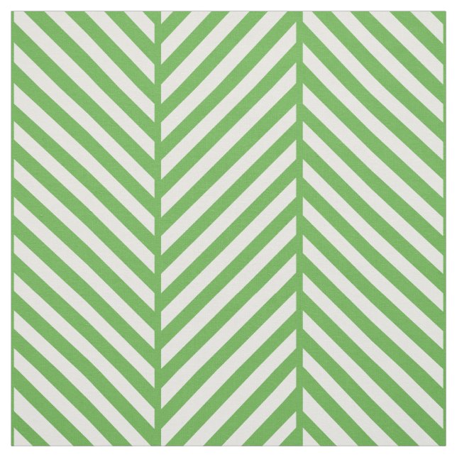 Tela Kelly Green Herringbone a gran escala (Retal)