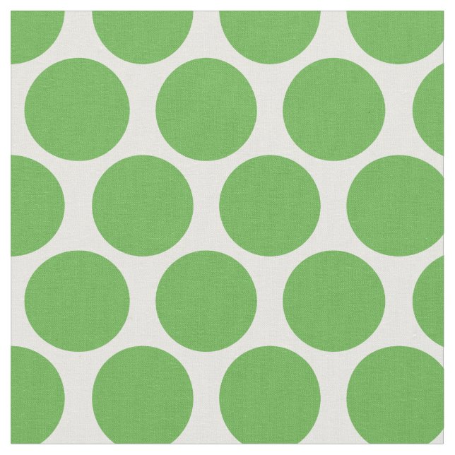 Tela Kelly Green Mod Dots (De cerca)