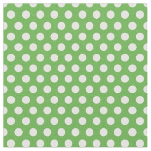 Tela Kelly Green Polka Dots