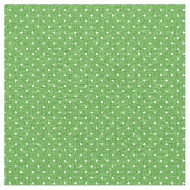 Tela Kelly Green Tiny Dots (De cerca)