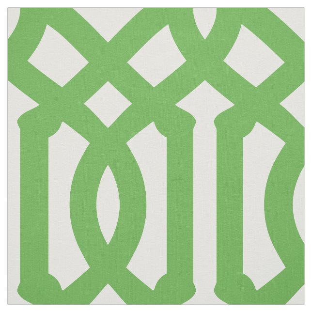 Tela Kelly Green Trellis Large Scale (Retal)