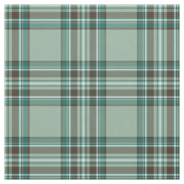 Tela Kelly Tartan Pattern Mint Green Irish Plage (Retal)