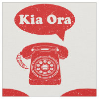 Kia Ora Te Reo Maori Idioma Retro Teléfono