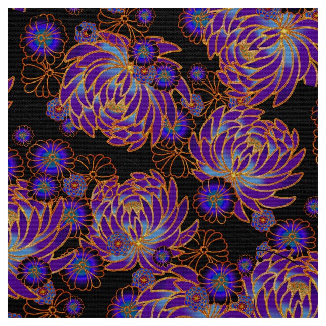 tela kimono de patrón japonés (Retal)