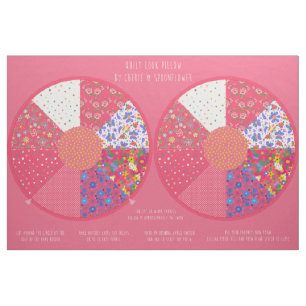 Tela Kit de cojín redondo acolchado para cortar y coser