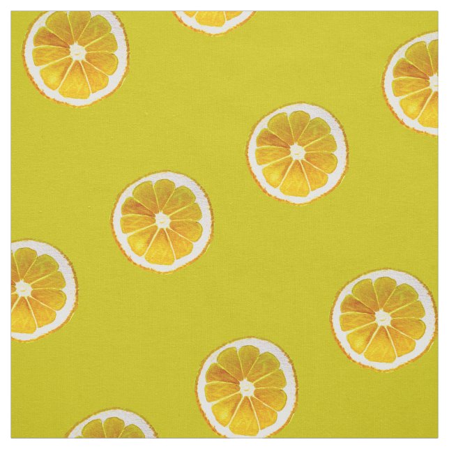 Tela Kitsch amarillo limón del arte pop (Retal)
