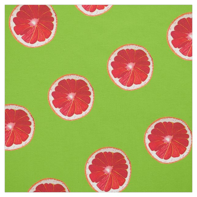 Tela Kitsch de arte pop de pomelo rosa (Retal)