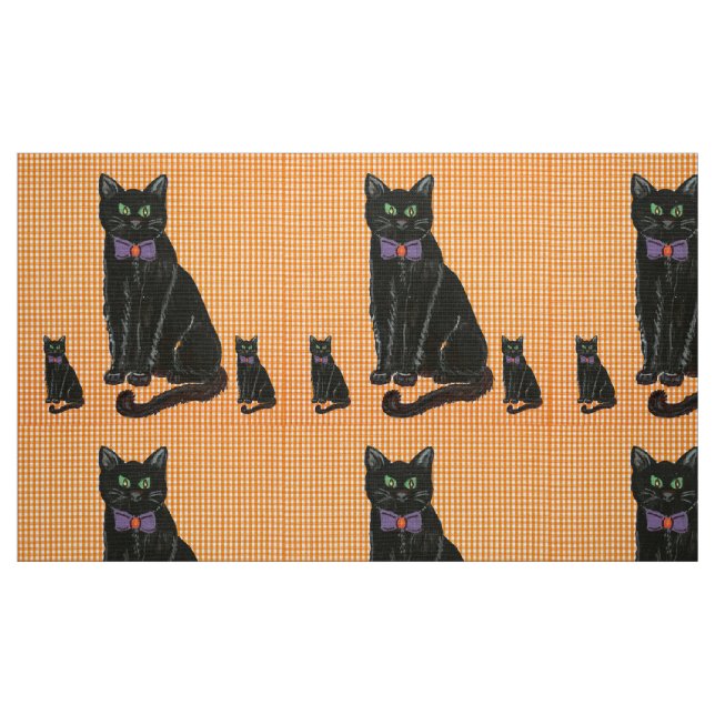 Tela Kitty Kitty Kitty Fabric ("Cuarto gordo" (fat quarter))