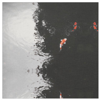 Tela Koi monocromático