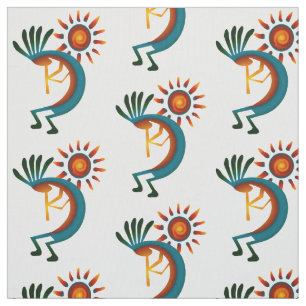 Tela Kokopelli con sol