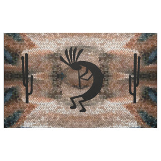 Tela Kokopelli Southwest Desert Mosaic Earthtone DIY