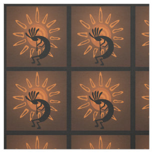 Tela Kokopelli Sun Southwest Rustic Brown