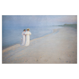 Tela Kroyer - Noche de verano en la playa de Skagen