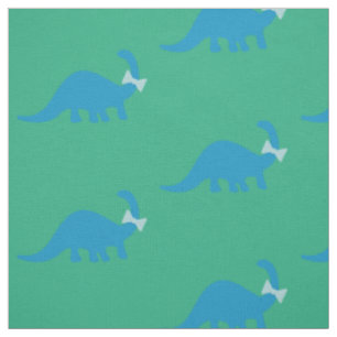 Tela l modelo lindo del dinosaurio del verde azul