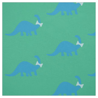 Tela l modelo lindo del dinosaurio del verde azul