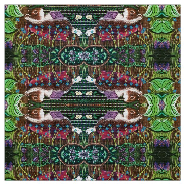 Tela La alegría de la diversión de la señora Elizabeth (Retal)