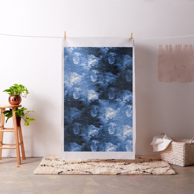 Tela La barrera de sonido en azul...... (In Situ)