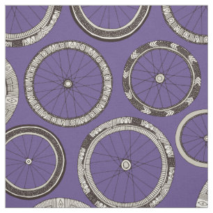 Tela la bici rueda la violeta