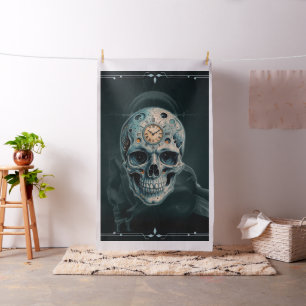 Tela La Calavera del Tiempo: números romanos