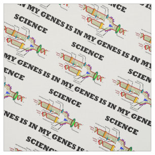Tela La ciencia está en mi réplica de la DNA de los