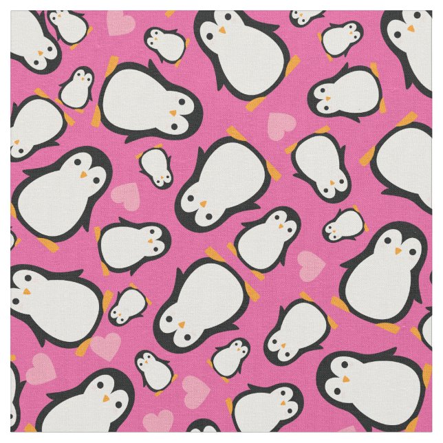 Tela La decoración de la sala de guardería de pingüino (De cerca)