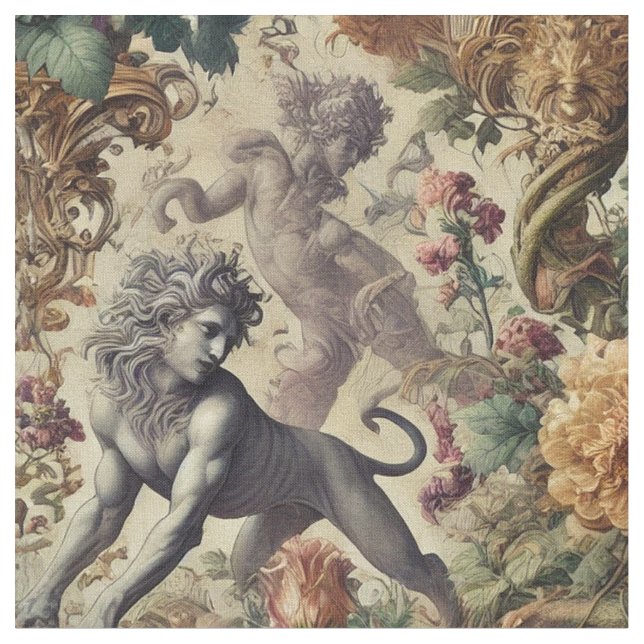 Tela La exuberante y gótica ficha de la declaración (De cerca)