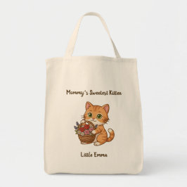 Tela La gatita más dulce de mamá: Bolso de mano caprich