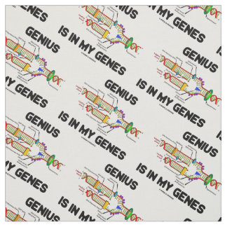 Tela La genialidad está en mis genes replicación del AD