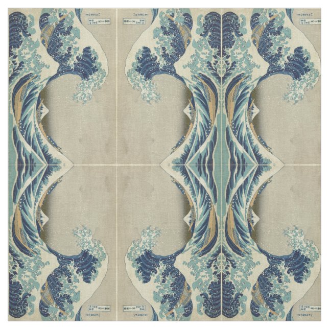 Tela La gran ola (Retal)