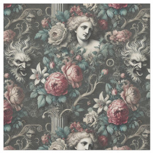 Tela La histeria se esconde en las flores - mosaico gót