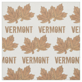 Tela La hoja de arce de Vermont deja la caramelos azuca