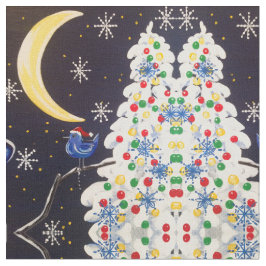 Tela La luna de pájaro azul de vacaciones