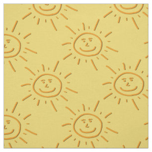 Tela La mano sonriente divertida atrajo la luz del sol 