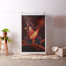 La melodía cósmica, la magia del arpa.