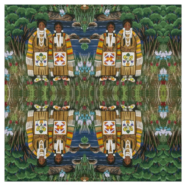 Tela La mujer de Nez Perce (Retal)