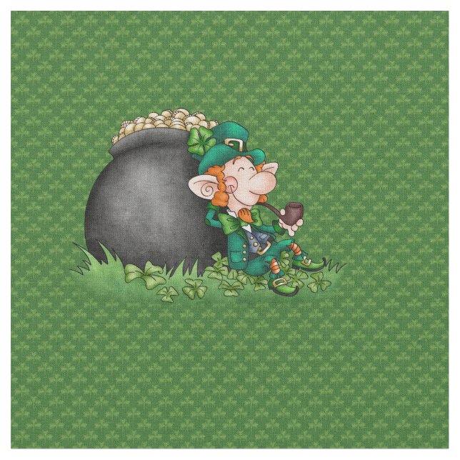 Tela La olla de oro de San Patricio (De cerca)