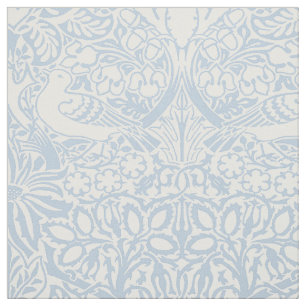 Tela La paloma y Rosa de William Morris, azul oxidado