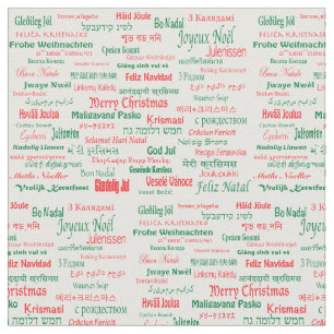 Tela La paz coexiste las Felices Navidad felices muchas