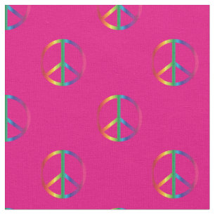 Tela La paz en el arco iris es rosa