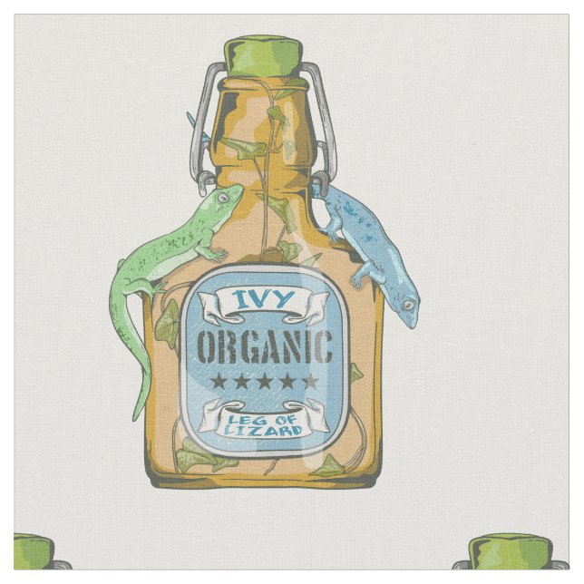 Tela La Pierna De Lizard Macbeth Wites Spell (De cerca)