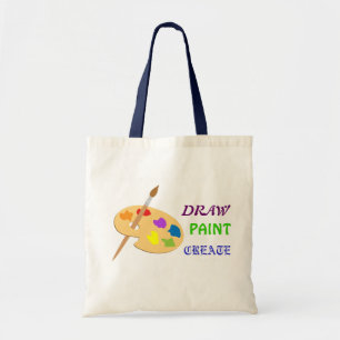 Tela La pintura del drenaje crea el bolso del arte de
