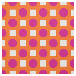 Tela La polka de Fuchsia da puntapiés al naranja