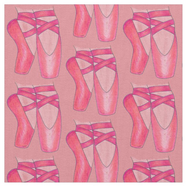 Tela La profesora de danza ballet Ballerina Toe Pointe  (De cerca)
