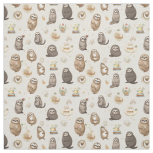 Tela La serenidad de la eslovaquia: Whimsy Sloth
