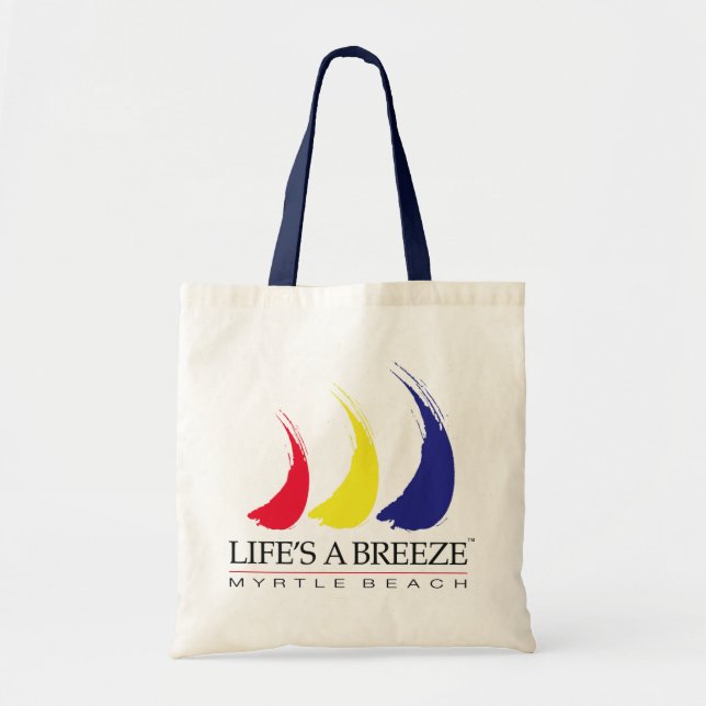 Tela La vida es un bolso de la playa de (Frente)