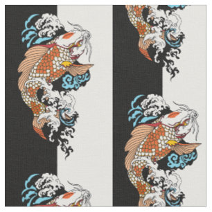 Tela la vida se trata de equilibrio. Pescado japonés d